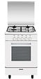 GLEM - Cuisinière Gaz 60l 4 Feux Blanc - GA551GWH - vignette