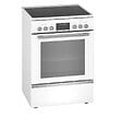 BOSCH - cuisinière vitrocéramique 63l 4 feux blanc - hks79r220 - vignette