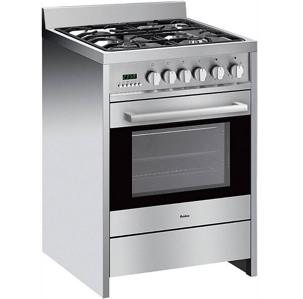 AMICA - Cuisinière Gaz A 68l 4 Feux Inox - ACME2005X - large