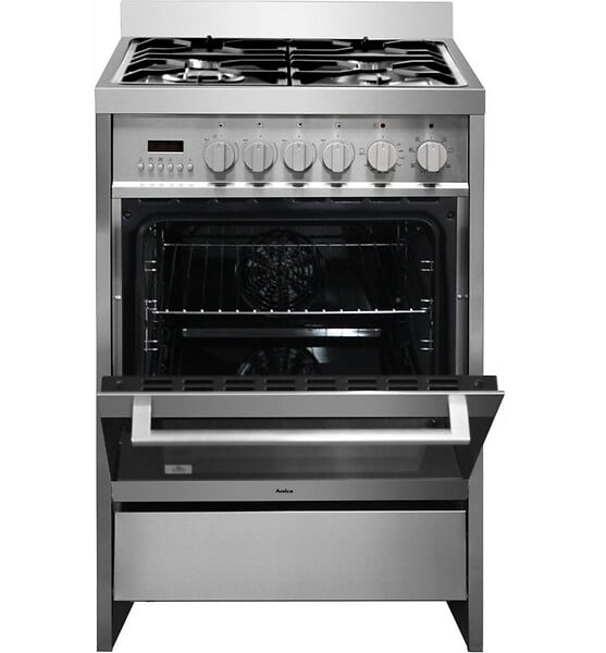 AMICA - Cuisinière Gaz A 68l 4 Feux Inox - ACME2005X - large