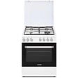 ROSIERES - Cuisinière Gaz 63l 4 Feux Blanc - RGG663CSW/E - vignette