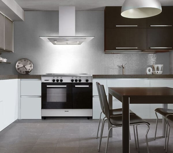 GLEM - Piano De Cuisson Gaz 66l 5 Feux Inox/noir - GA960PCGIX - large