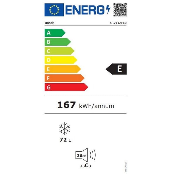 BOSCH - congélateur intégrable 72 l a++ - giv11afe0 - large