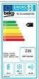 BEKO - réfrigérateur combiné 60cm 343l - rcse366k40w - vignette