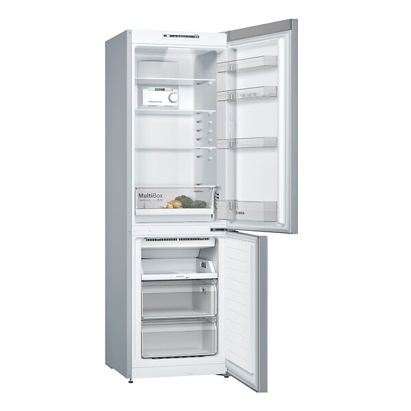 BOSCH - Réfrigérateur Combiné 60cm 302l Nofrost Inox - KGN36NLEA - large
