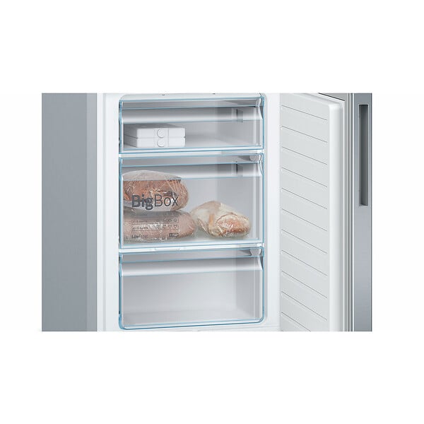 BOSCH - Réfrigérateur Combiné 60cm 337l Brassé Inox - KGE39ALCA - large