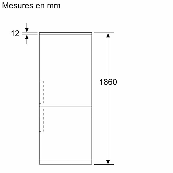 BOSCH - Réfrigérateur Combiné 60cm 321cm Nofrost Inox - KGN367ICT - large