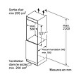 BOSCH - réfrigérateur 1 porte intégrable à pantographe 204l - KIR41VFE0 - vignette