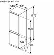 NEFF - Réfrigérateur Combiné Intégrable à Glissières 267l - KI5862SE0S - vignette
