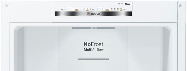 BOSCH - Réfrigérateur Combiné 60cm 324l Nofrost Blanc - KGN36VWED - large