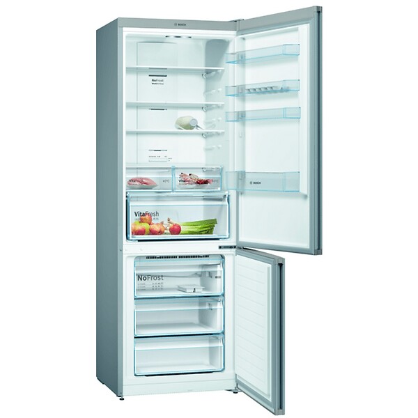 BOSCH - réfrigérateur combiné 70cm 435l nofrost inox - kgn49xlea - large