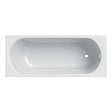 GEBERIT - Baignoire acrylique Bastia Geberit - Rectangulaire - 1700x 700mm - Sur pieds - À poser - Blanc - vignette