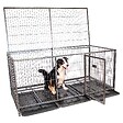 PAITSY - Cage pour chien intérieur et extérieur Mouvedy2XL, 180x93x89cm, caisse de transport, roues verrouillables, pliable, 2 portes, plateau amovible,Paitsy - vignette
