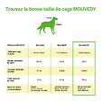 PAITSY - Cage pour chien intérieur et extérieur Mouvedy2XL, 180x93x89cm, caisse de transport, roues verrouillables, pliable, 2 portes, plateau amovible,Paitsy - vignette
