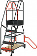 FIMM - Escabeau de rayonnage 5 marches à  immobilisation automatique 150 kg - FIMM - 830008810 - vignette