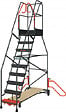 FIMM - Escabeau de rayonnage 9 marches à  immobilisation automatique 150 kg - FIMM - 830008814 - vignette