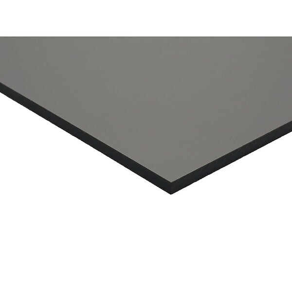 MCCOVER - Panneau de bardage stratifié HPL compact Gris Quartz, ep.6 mm, l.130 cm, L.61 cm - large