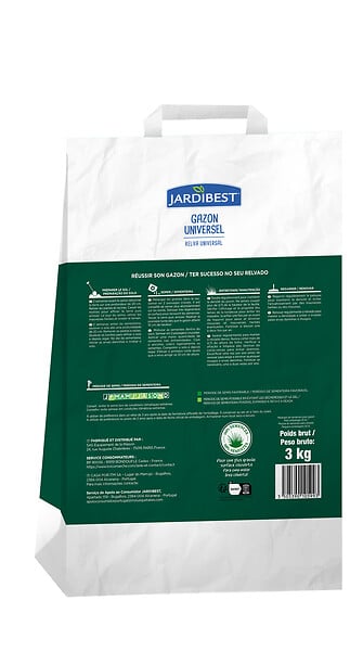 JARDIBEST - Gazon universel - 3kg - large
