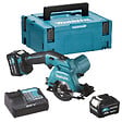 MAKITA - Scie circulaire 10.8V CXT Ø85 mm -  - avec 2 batteries 12V 4.0Ah - chargeur - MakPac - HS301DSMJ - vignette