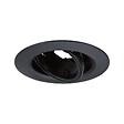 PAULMANN - 3 spots encastrés orientables plastique Noir GU10 - vignette