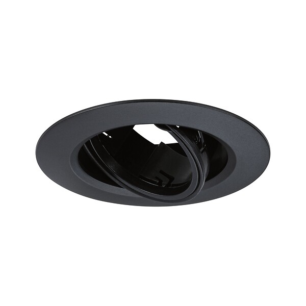 PAULMANN - Lot de 10 anneaux orientables encastrés noir - GU10 30° 10W - large