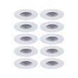 PAULMANN - Lot de 10 spots encastrés blancs - Plastique - GU10 10W - vignette