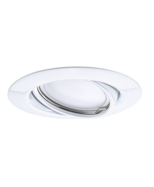 PAULMANN - Spot encastré orientable métal Base Blanc 5W GU10 - large