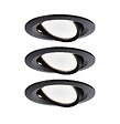 PAULMANN - EncastrE Nova orientable 50C D.84mm Coin x3 6W 470lm 2700K alu NR 230V - vignette