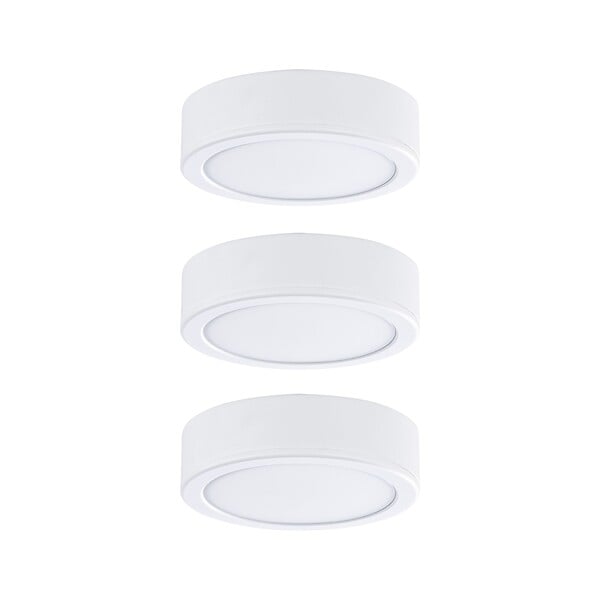 PAULMANN - Kit de 3 spots LED encastrables Pukk Blanc 3W - large