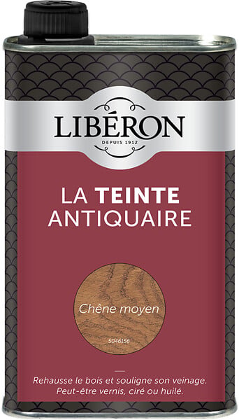 LIBERON - Teinte antiquaire bois durs Chêne moyen - 0.5L - large
