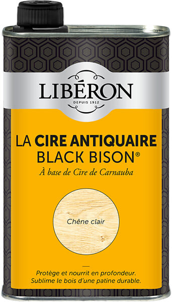 LIBERON - Cire antiquaire liquide Chêne clair - 0,5L - large