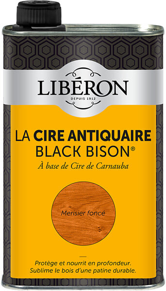 LIBERON - Cire antiquaire liquide Merisier foncé - 0,5L - large