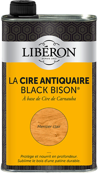 LIBERON - Cire antiquaire liquide Merisier clair - 0,5L - large