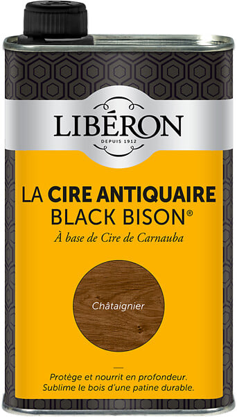 LIBERON - Cire antiquaire liquide Châtaignier - 0,5L - large