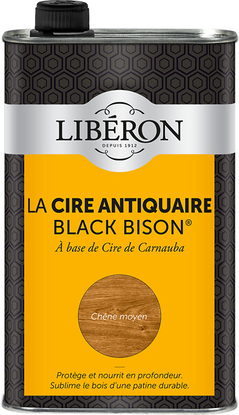 LIBERON - Cire liquide Cire de Carnauba Black Bison Chêne Moyen 1L - large