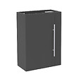 AICA SANITAIRE - AICA Meuble de salle de bain 44cm avec 2 compartiments, suspendu, Anthracite - vignette