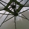 OVIALA - Parasol déporté 3x3m acier gris anthracite - Genova - vignette