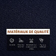 OUTSUNNY - Lot de 14 housses de rechange coussins salon de jardin - 6 housses coussin d'assise, 8 housses coussin dossier - housses zippées polyester déperlant bleu - vignette