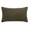 ATMOSPHERA - Coussin décoratif Bouclette  Vert Kaki 30 x 50 cm - vignette