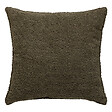 ATMOSPHERA - Coussin décoratif Bouclette Vert Kaki 45 x 45 cm - vignette