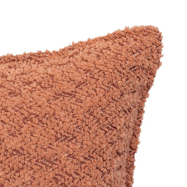 ATMOSPHERA - Coussin décoratif Bouclette Terracotta 30 x 50 cm - large