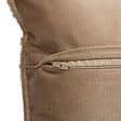 ATMOSPHERA - Coussin décoratif Bouclette Beige Lin 45 x 45 cm - vignette