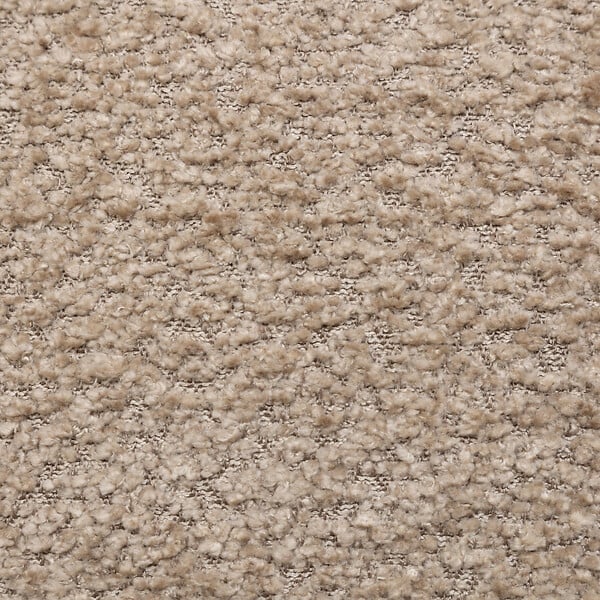 ATMOSPHERA - Coussin décoratif Bouclette Beige Lin 45 x 45 cm - large