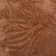 ATMOSPHERA - Coussin décoratif flanelle Terracotta  motif en relief 40 x 40 cm - vignette