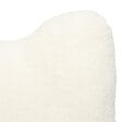 ATMOSPHERA - Coussin décoratif fourrure Blanche 35 x 48 cm - vignette