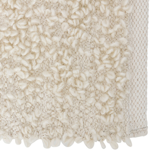 ATMOSPHERA - Tapis décoratif tissage effet bouclette 60 x 90 cm - large