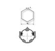 SOMFY - Roue pour axe Hexagonal 50 9410309 pour moteurs Somfy Ø50mm - vignette