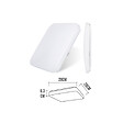 EDM - Plafonnier Carré Extra-Plat 12W 840lm (60W) - Blanc du Jour 6400K - vignette
