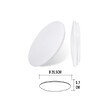 EDM - Plafonnier Circulaire Extra-Plat 12W 1660lm (100W) - Blanc du Jour 6500K - vignette