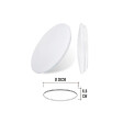 EDM - Plafonnier Circulaire Extra-Plat 24W 1680lm (100W) - Blanc Naturel 4000K - vignette